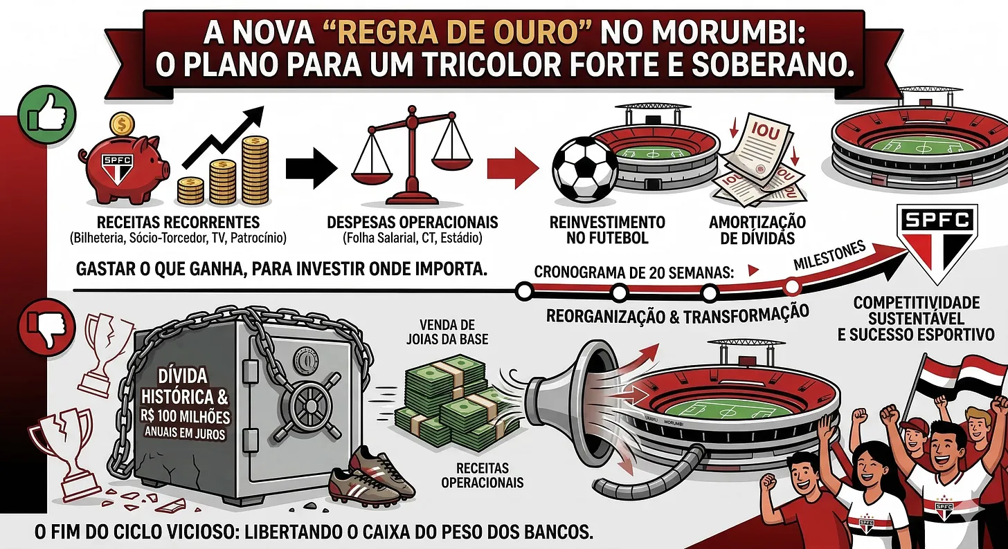 A regra de ouro colocada na prática no São Paulo - Parte 2 | Blog do São Paulo