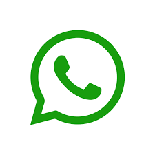 Ícone do WhatsApp em verde, representando o aplicativo de mensagens.
